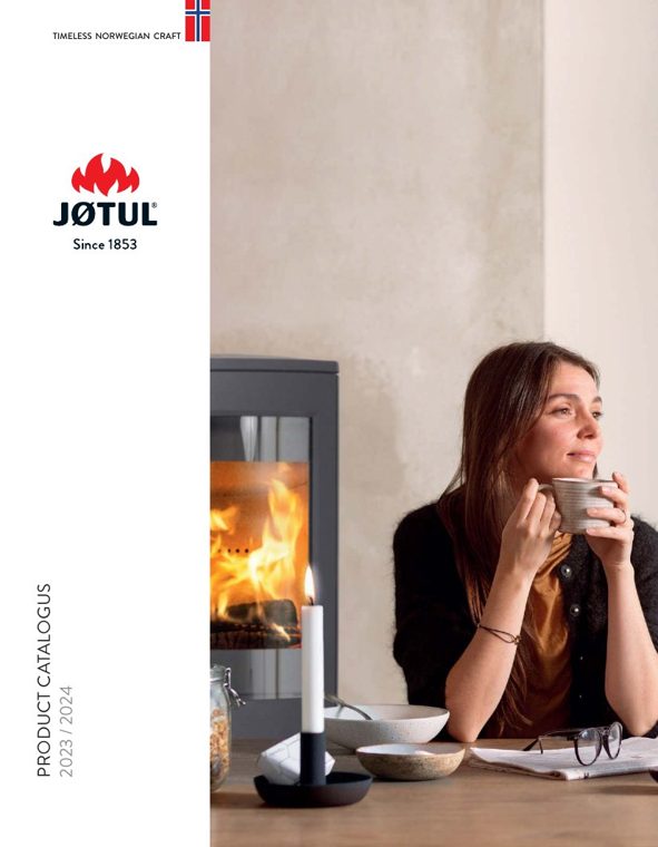 Omslag van de Jøtul-brochure